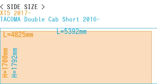 #XT5 2017- + TACOMA Double Cab Short 2016-